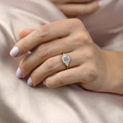 1.50ct Cushion Moissanite Ring